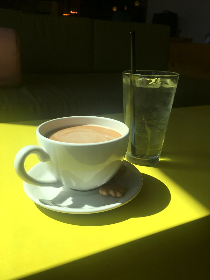 Water breakfast morning