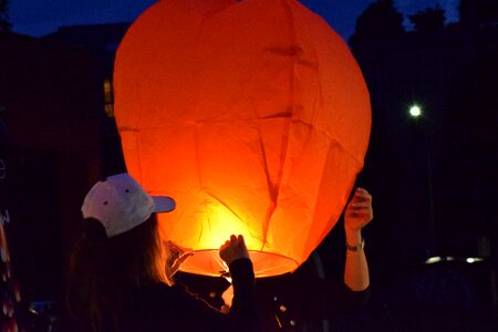 Hot air sky baloon