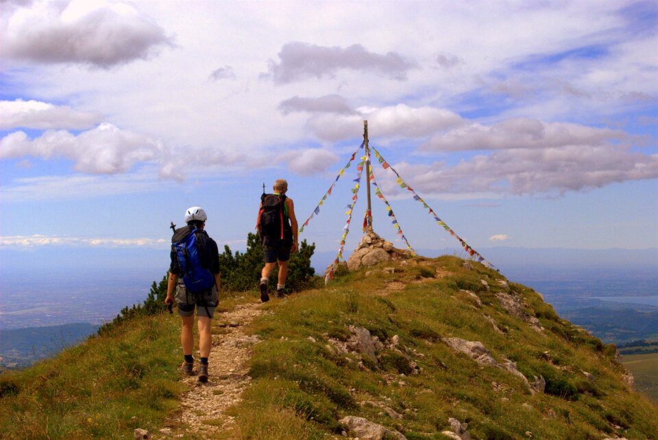 Mountain top summit