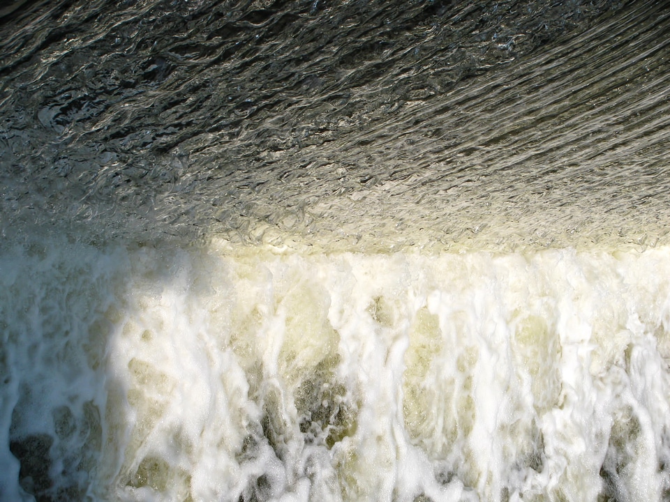 Nature liquid flowing