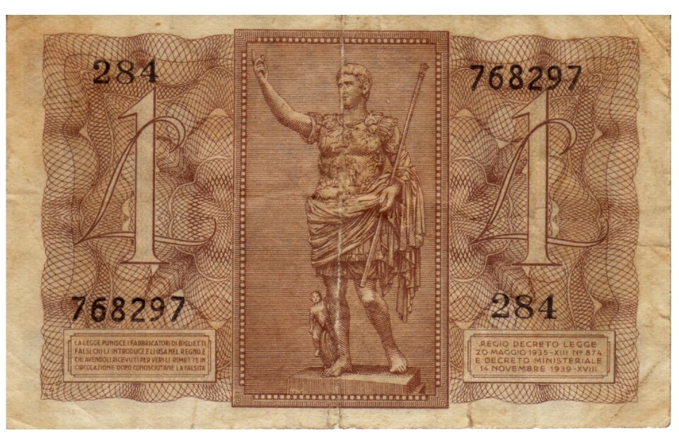 Money old paper bill