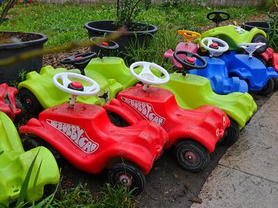 Bobby car children toys auto photo