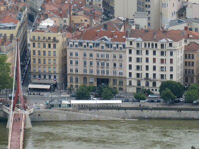 Building rhône city photo