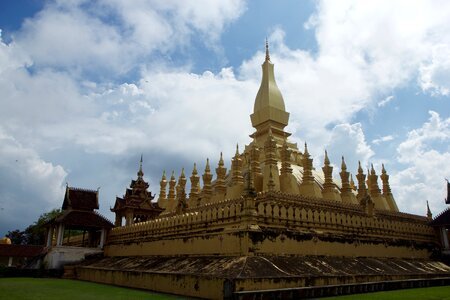 Laos golden temple temple photo