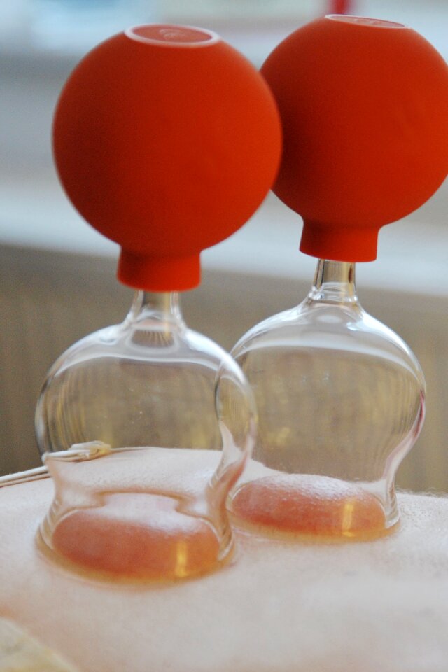 Cupping glasses heal therapy