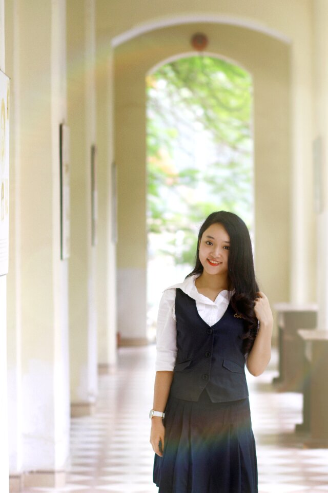 Young students uniform
