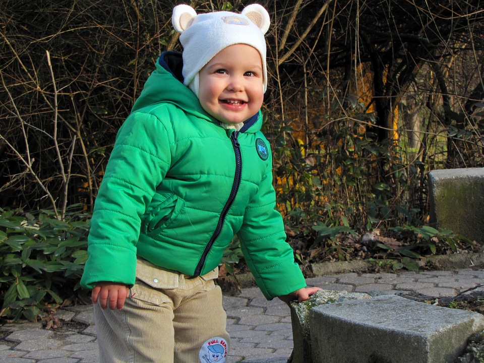 Smile cute child