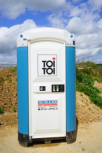 Mobile wc transportable