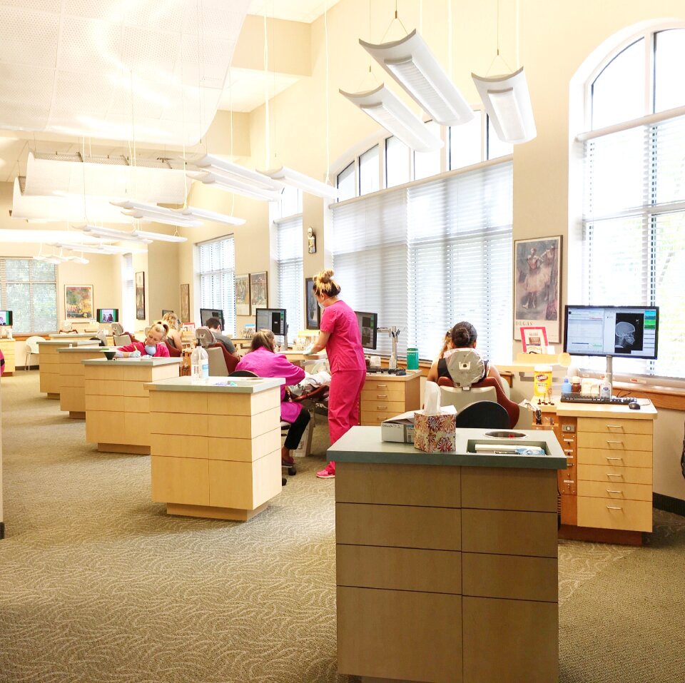 Dental dentist office brown office