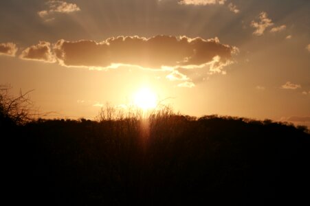 Sunset sertao brazil
