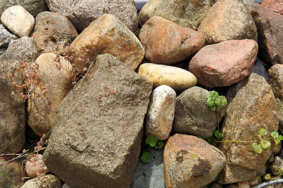 Stones shore stones lakeside