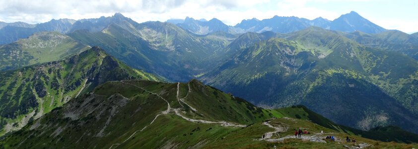Panorama the national park landscape