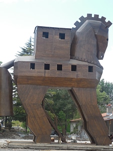 Wooden horse homer horse