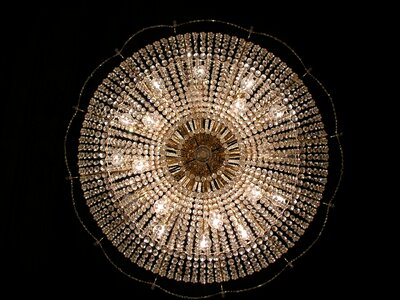 Rotunda the ceiling of the light bulbs