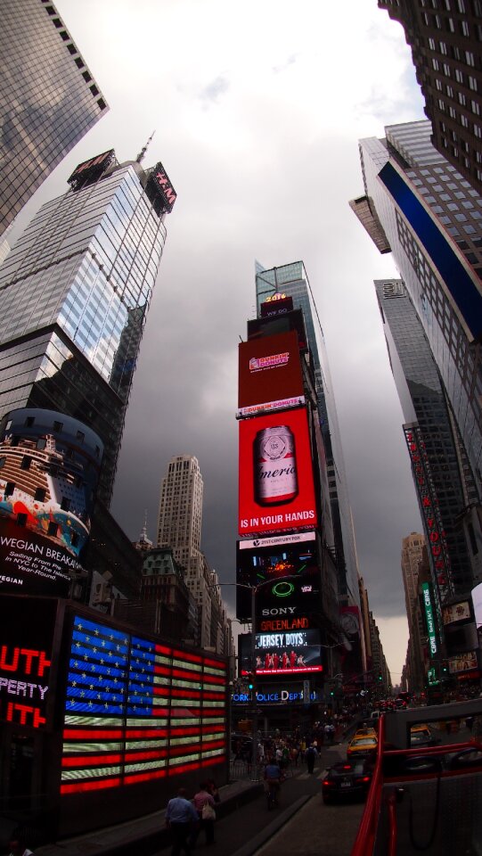 Sightseeing jam time square