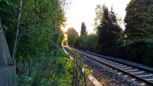 Scree railway nature