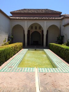 Fountain garden moorish photo