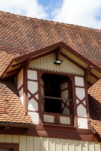 Roof building detail photo
