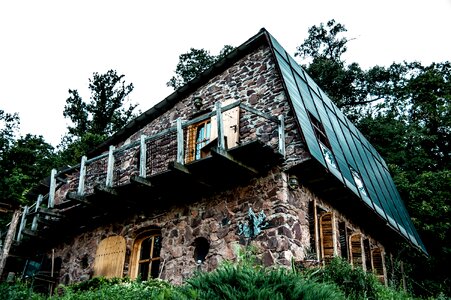 Country house old wooden