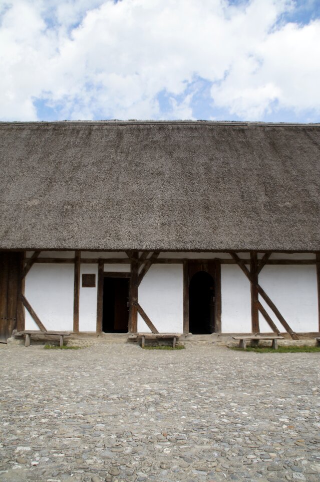 Lower needle middle ages wooden castle