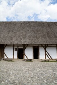 Lower needle middle ages wooden castle