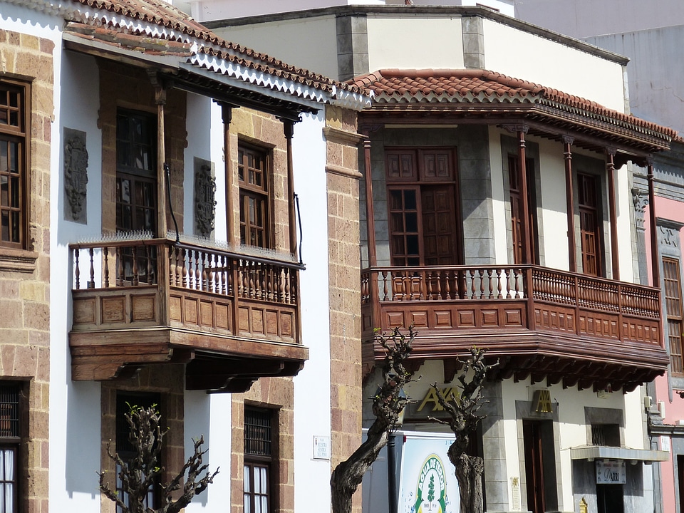 City historic center house