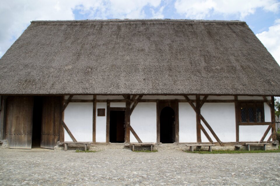 Lower needle middle ages wooden castle