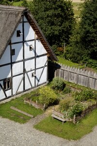 Lower needle middle ages wooden castle