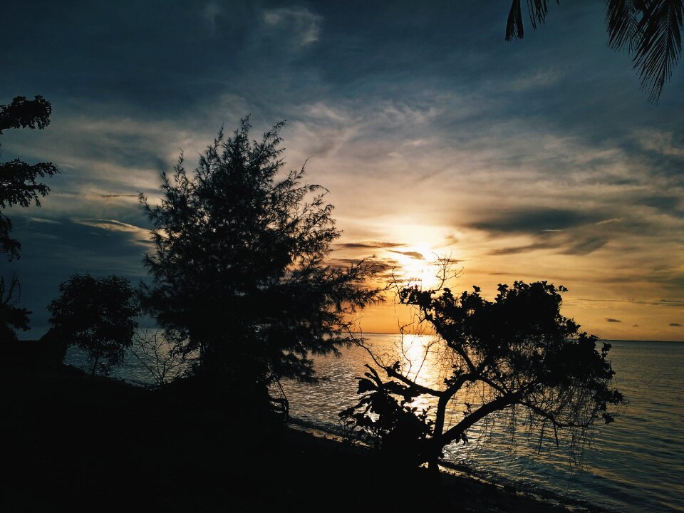 The sky blue indonesian