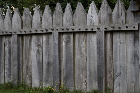 Fence slats wood fence garden fence photo