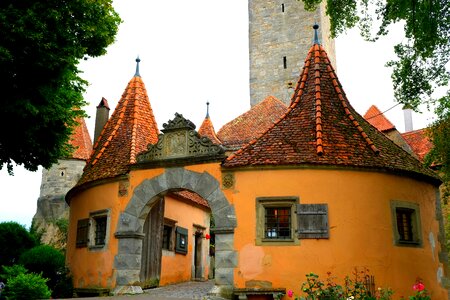 Old castle historically castle wall