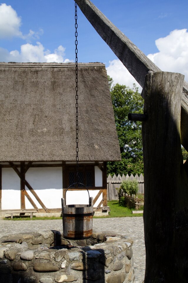 Lower needle middle ages wooden castle