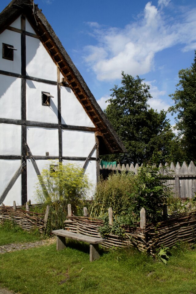 Lower needle middle ages wooden castle