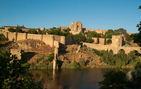 Ramparts wall river