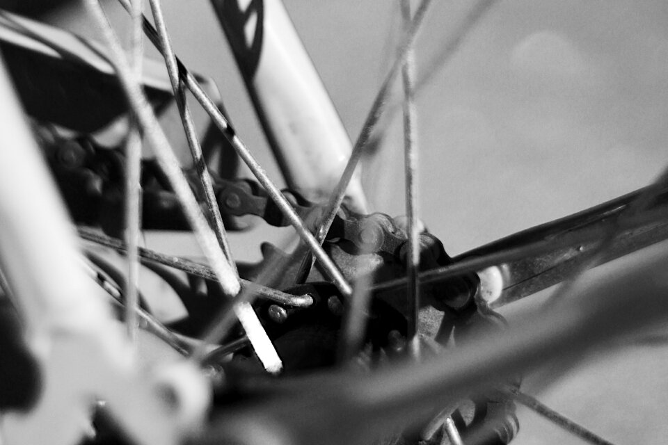 Chain bicycling street