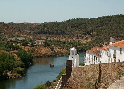 Ramparts tiles river