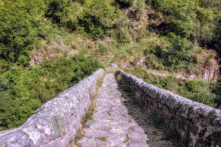 Auvergne devil's bridge ancient monument