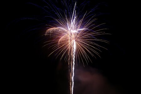 Event shower of sparks explosion photo