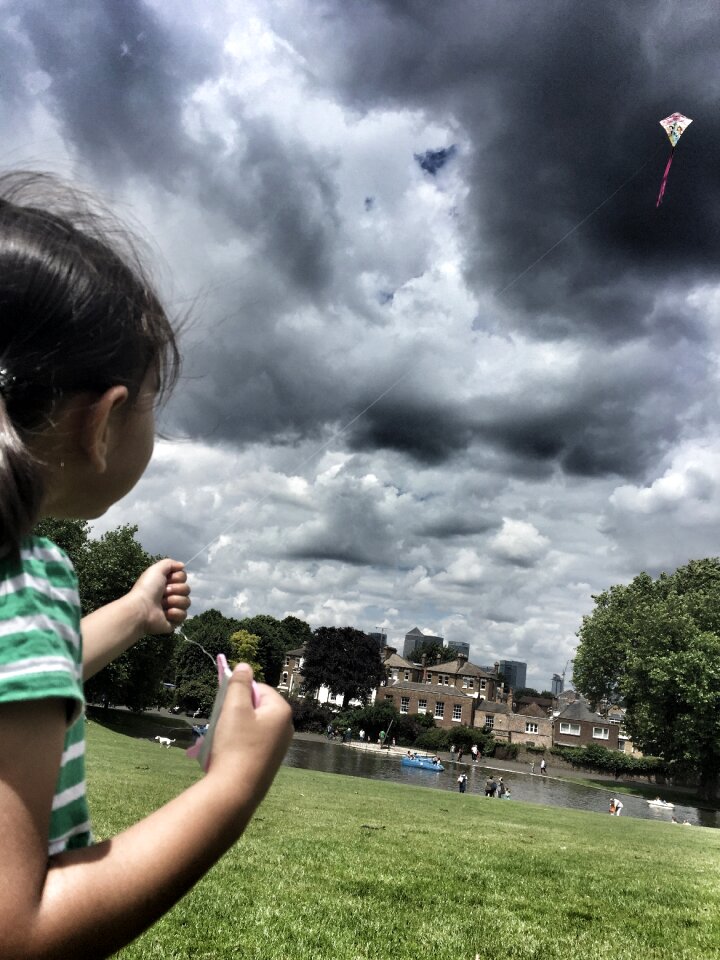 Girl sky park