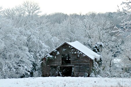 Wooden barn