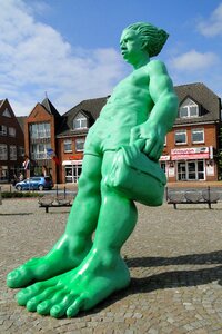 Green railway station sylt photo