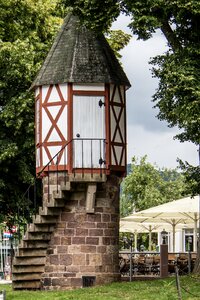 Stairs spiral staircase watchtower photo