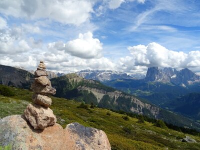 Mountains landscape mark photo