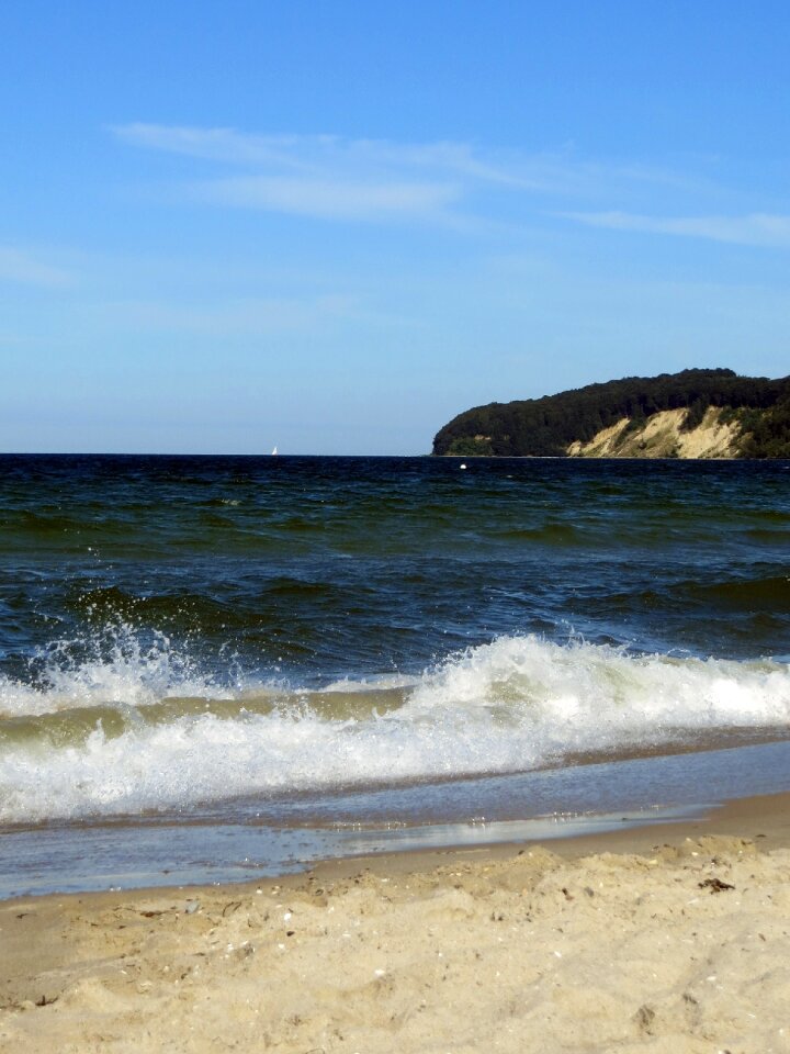 Sand bank spray photo