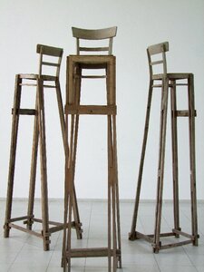 Art exhibition wood