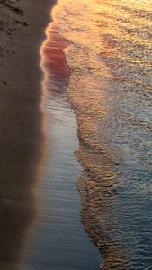 Sand bank reflections photo