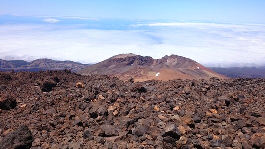 Rock teide background photo