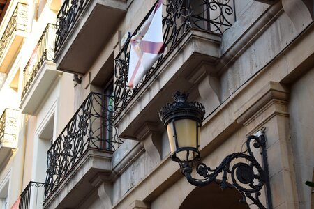 Balcony old building architecture
