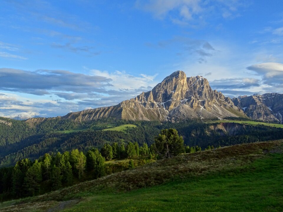 Dolomites mountains hiking photo