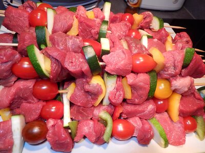Meat grill food